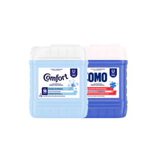 Kit Lava Roupas Lavanderia Pro Omo + Amaciante Comfort 7L em Oferta na Shopee