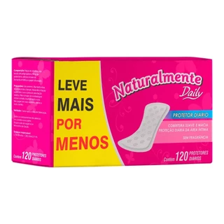 Absorvente íntimo Protetor Diário Daily 120un Evergreen em Oferta na Shopee