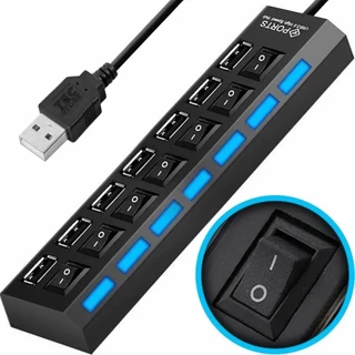 Promoção Hub USB 7 Portas Chave Seletora 2.0 Envio Imediato

