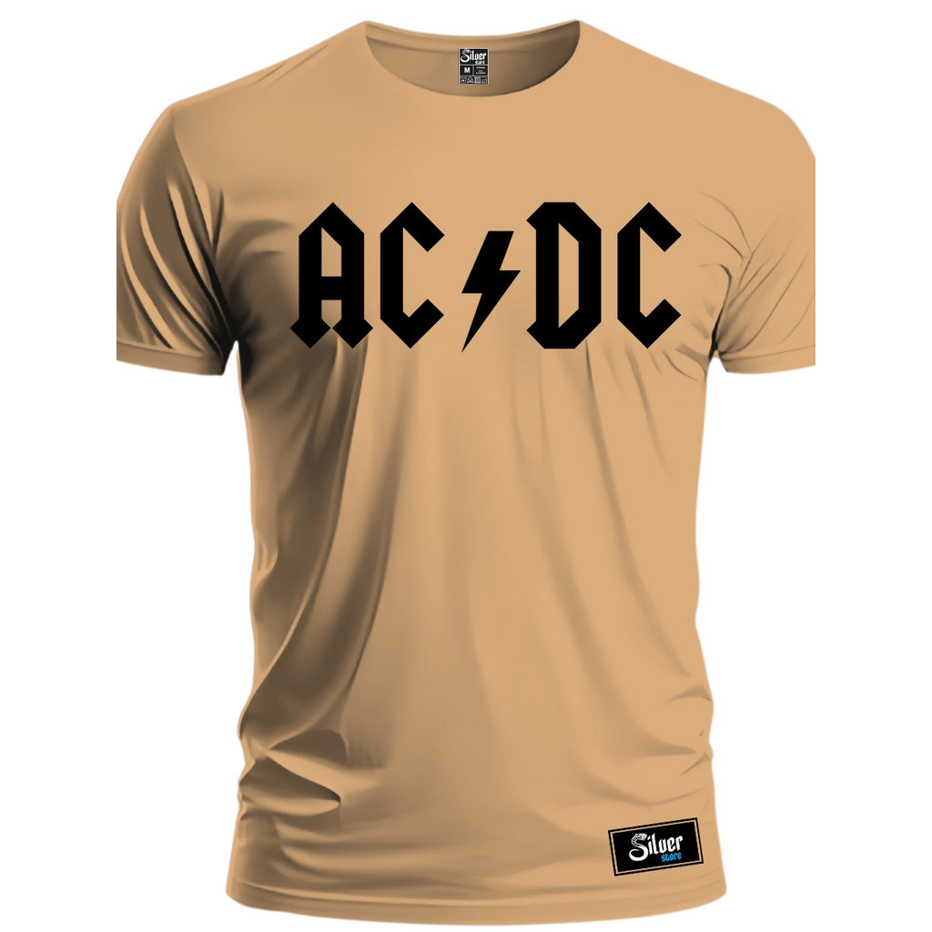 Camiseta De Rock Banda AC/DC Camisa 100%Algodão | Shopee Brasil