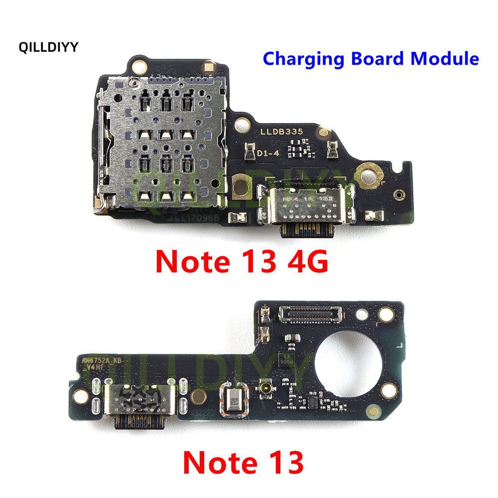 Para Xiaomi Redmi Nota 13 4G 5G Placa De Carregamento USB Doca Porta ...