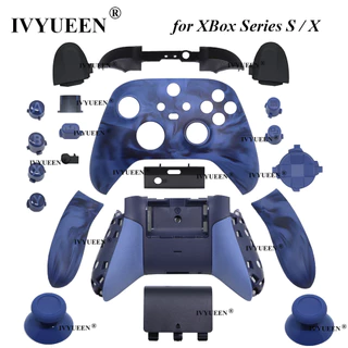 IVYUEEN Stormcloud Vapor Escudo Para Xbox Série Xs Core Controlador Caso Substituição Capa Frontal LB RB Botões De Gatil
