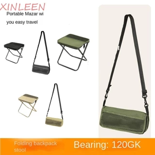 Banco De Mochila Dobrável XINLEEN , Cadeira Esportiva Crossbody Resistente Ao Desgaste , Estilo Bolsa