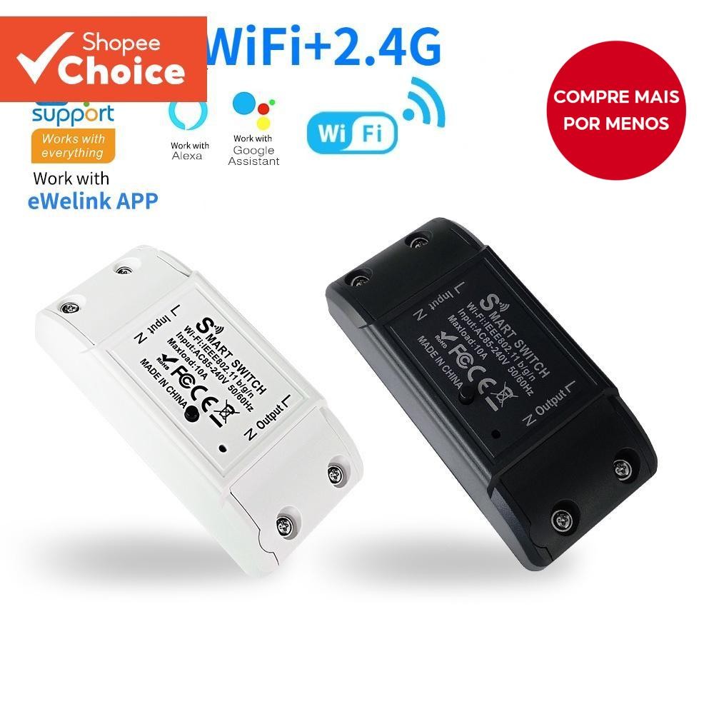 eWeLink WiFi Smart switch Suporte APP Alexa Google Home Controle De Voz