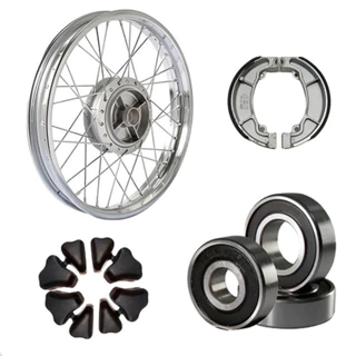 Aro Traseiro Titan 150/160 Incluso Rolamento + Patim + Bucha em Oferta na Shopee