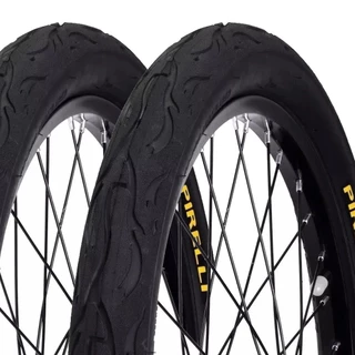 Par Pneu Pirelli Tornado Beta 26x2.125 Flame Balão Bike Mtb em Oferta na Shopee