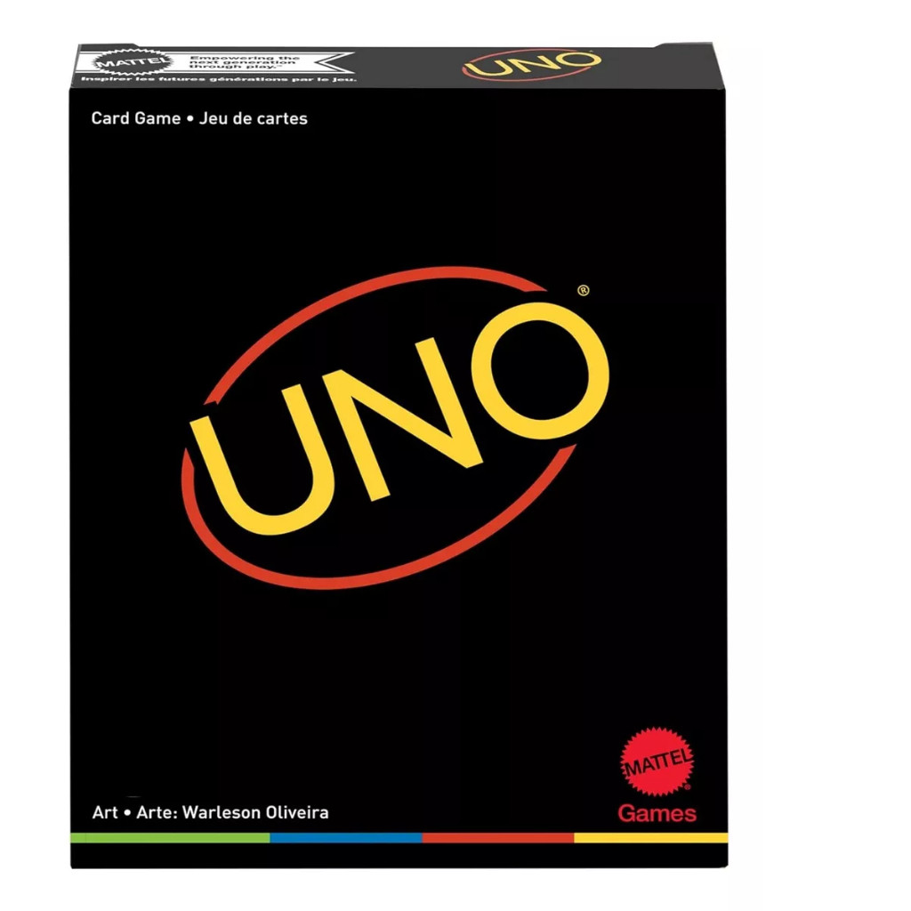 UNO Minimalista Preto Edição Limitada Design Exclusivo e Clássico ...
