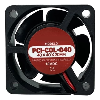 Ventilador Cooler Ventoinha 40x40x20mm 4cm 12v