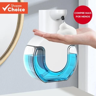 Dispensador Automático de Sabão de Espuma Sem Toque Inteligente com Carregamento USB Máquina de Lavar Roupa Branco