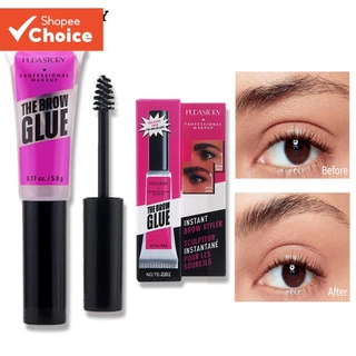 Cola para Sobrancelhas BROWGLUE Transparente à prova d'água Creme para Sobrancelhas Wild Eyebrow Shaping Natural Lasting em Oferta na Shopee