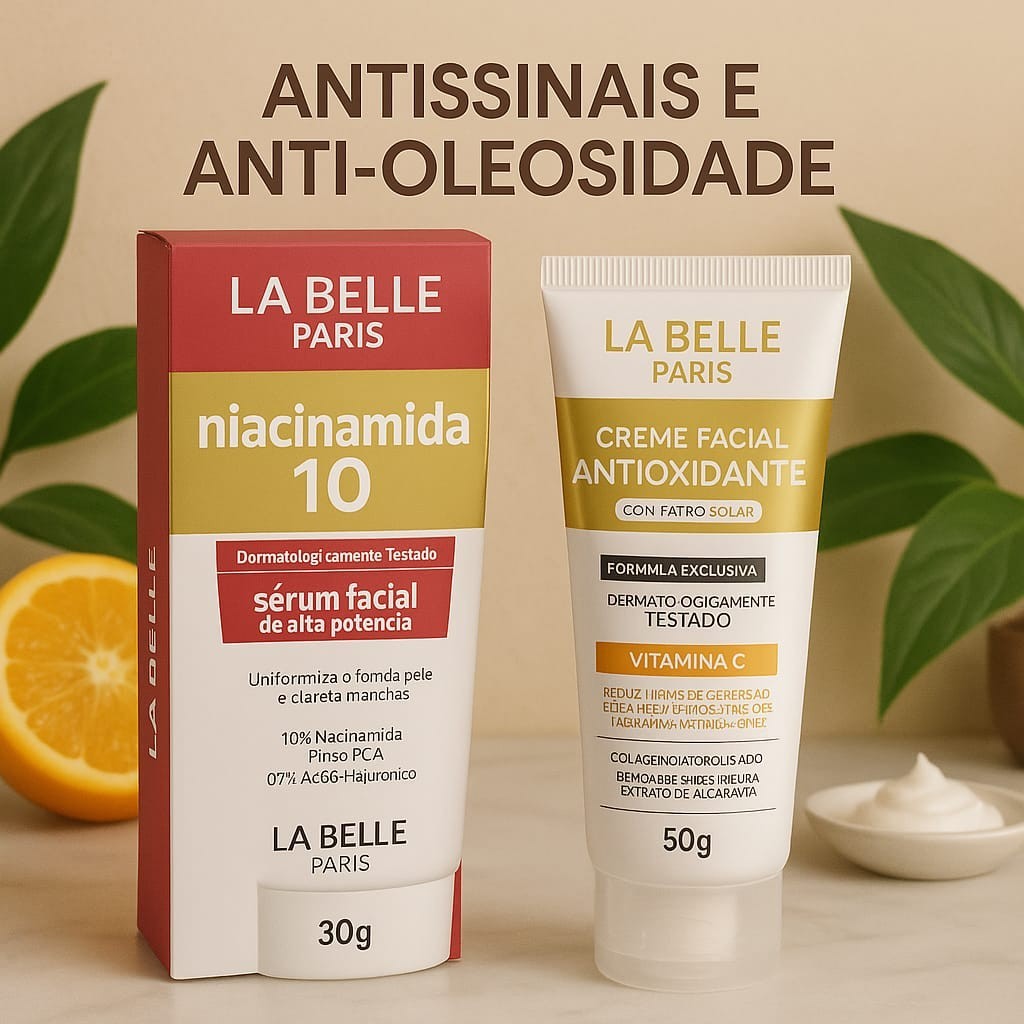 Kit SkinCare: Sérum Niacinamida Anti Manchas + Creme Facial Vitamina C ...