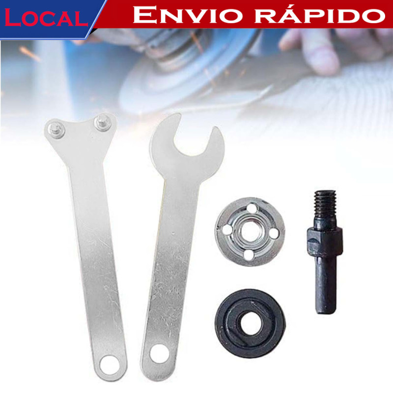 Adaptador para esmerilhadeira angular,mandris, biela, chave profissional, conversão de broca para esmerilhadeira