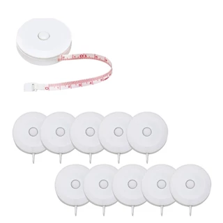Kit Fita Métrica Dagg Corporal Mini Trena 1,5m Atacado Flexível Retrátil Fitness Avaliação Medidas