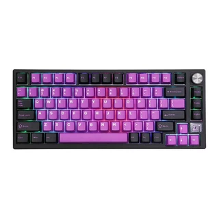 Teclado Mecanico Epomaker TH80 SE, ARGB, Switch Wisteria Linear, Black Purple, TH80SE-BP-WSLN em Oferta na Shopee