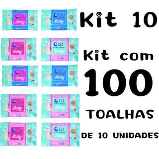 10 pacotes de lenços umedecidos para bebês 10 folhas 14x8 cm em Oferta na Shopee