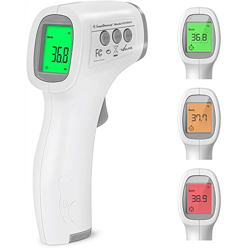 Termômetro Infravermelho Para Bebê Adulto Digital Display