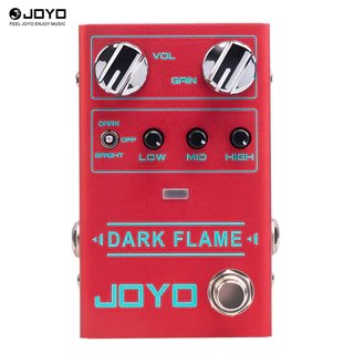 JOYO R-17 Dark Flame Pedal De Efeito De Guitarra De Distorção De Alto Ganho EQ De 3 Bandas