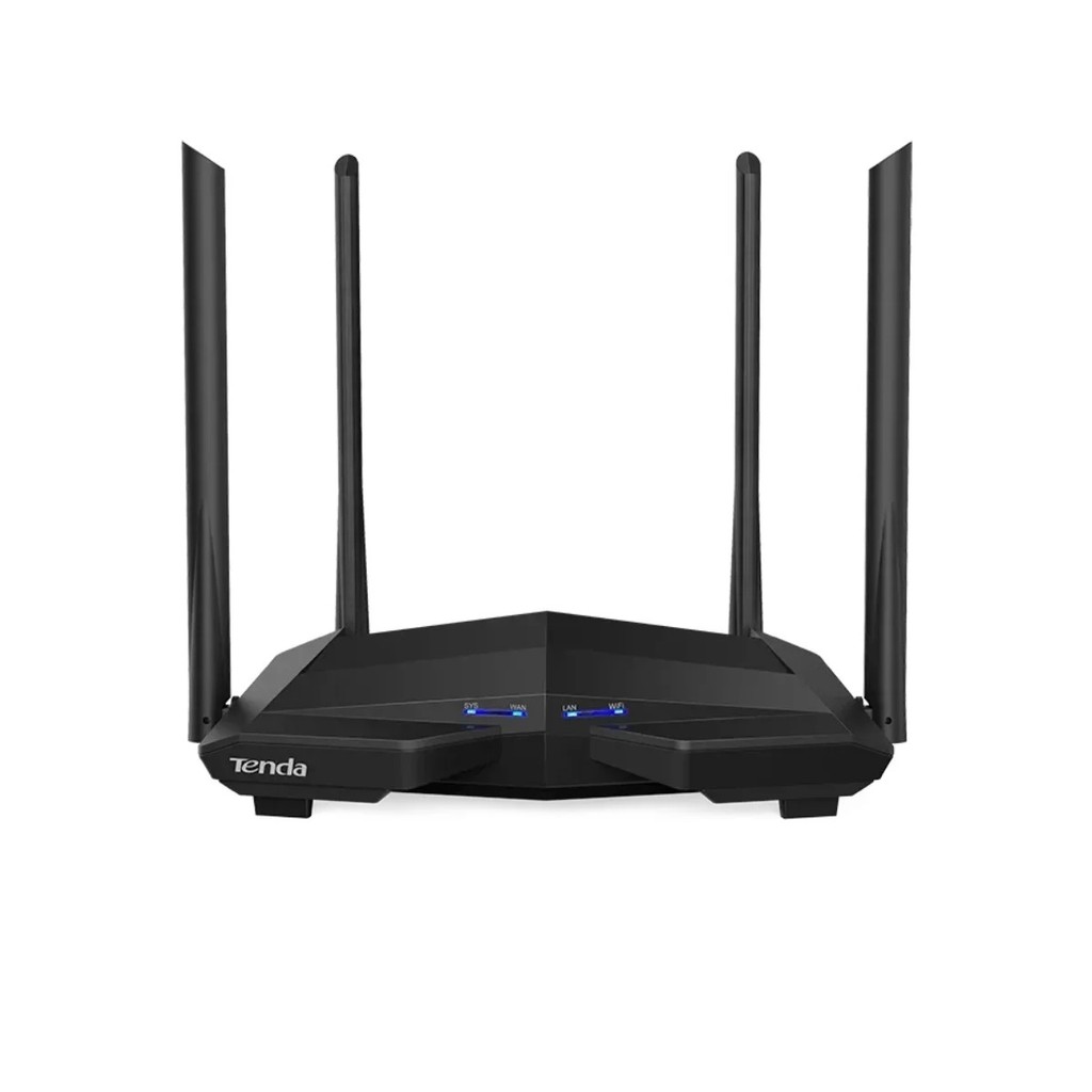 Roteador Tenda Ac10 Wireless 1200mbps Dual Band Ac 4 Antenas 5dbi Gigabit