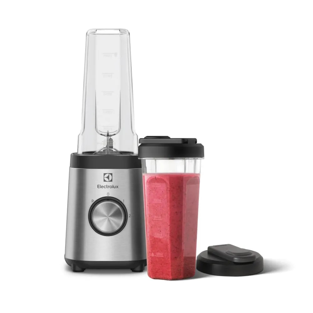 Liquidificador Portátil Electrolux Sport Blender 320W Efficient Acabamento Inox BSE20 220v