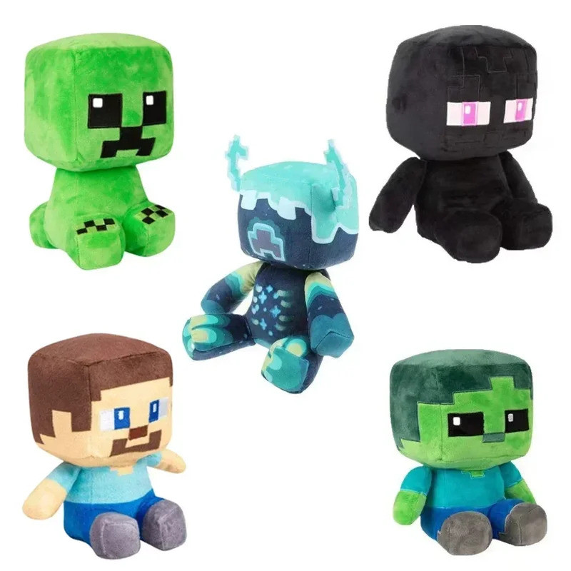 Bonecos De Pelúcia Oficiais Do Minecraft Porco Enderman Creeper Sheep ...