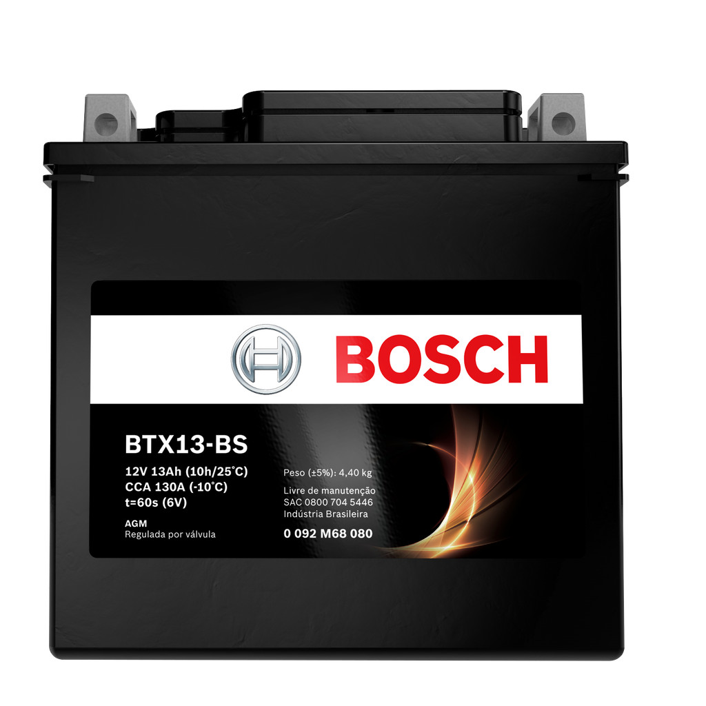 Bateria Kawasaki Zx-14/zx-14r 12v Bosch Btx13-bs (ytx14-bs
