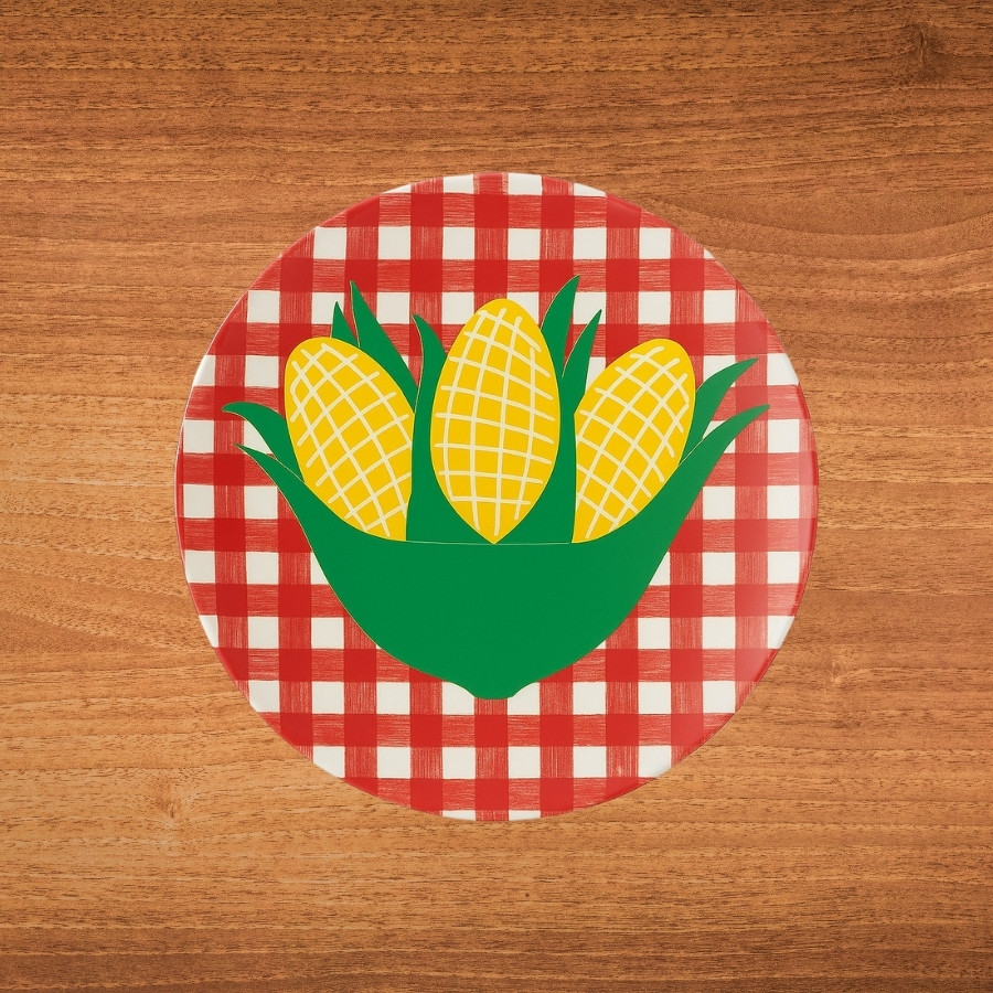 Adesivo Redondo Decorativo Milho - 3x3cm - 30 unidades - Stickr - Rizzo ...
