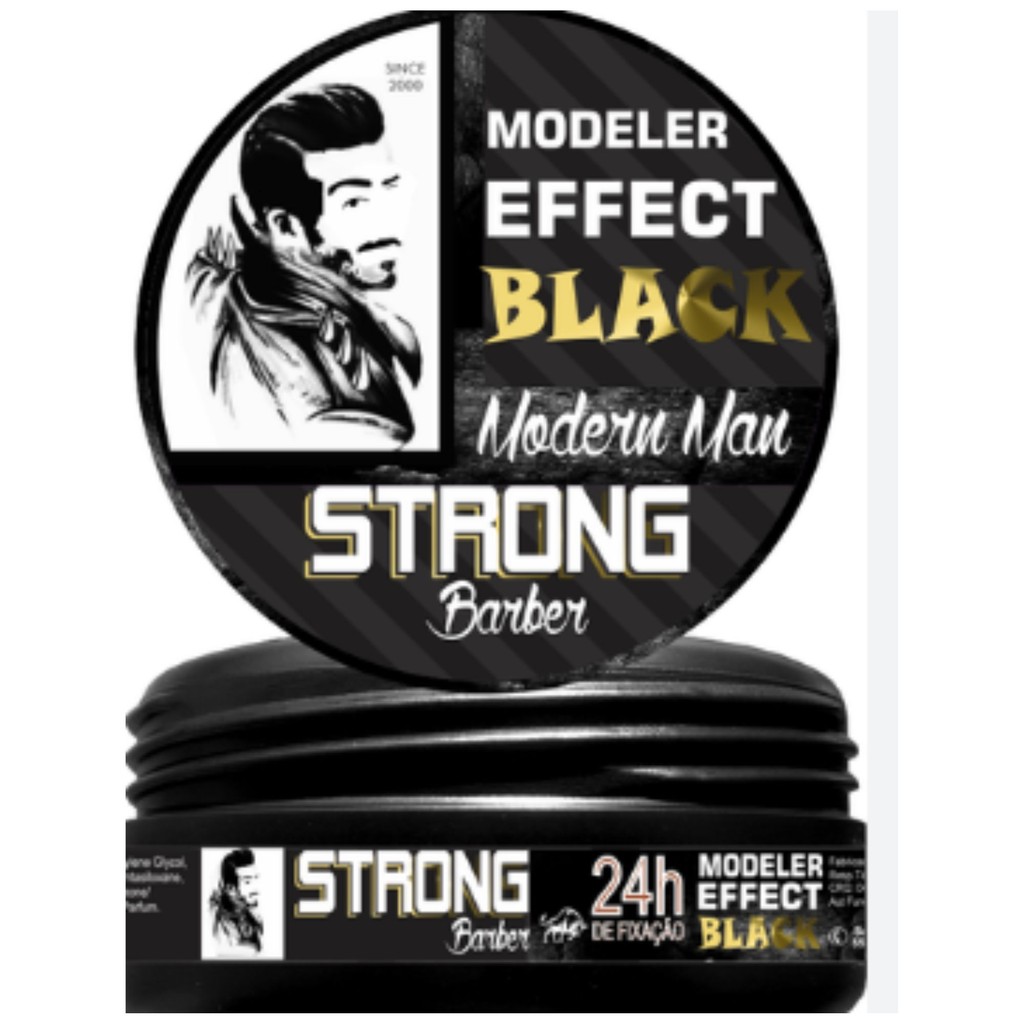 Strong Barber Modern Black - Modeler 150g | Shopee Brasil