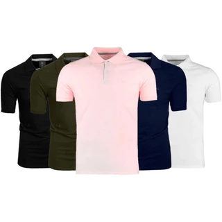 Camisa Polo Masculina Algodão Premium Essencial Slim Fit Ogochi