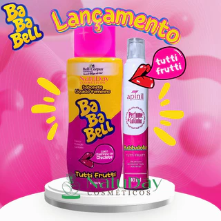 Kit Íntimo Bababell Sabonete Líquido + Perfume de Calcinha Tutti Frutti Babbaloko em Oferta na Shopee
