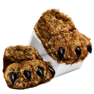 Pantufa 3D Pata de Urso - Zona Criativa