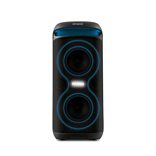 Caixa de Som PartyBox AIWA PB-08 Bluetooth 8H RGB USB TWS Preto em Oferta na Shopee
