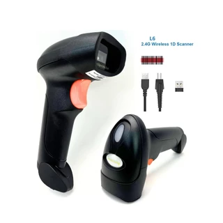 Leitor De Código De Barras Usb 2,0 Com Fio OU Sem Fio1.8m Laser EAN Danfe 1D em Oferta na Shopee