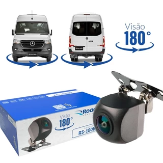 Câmera de Ré ou Frontal Visão 180º RS-180BR Roadstar