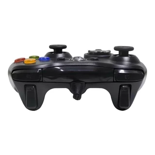 Controle De Xbox 360 Com Fio Para Video Game e PC Joystick Jogo Preto