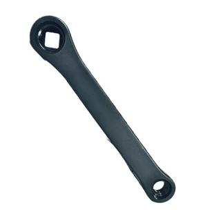PEDIVELA ESQUERDO AÇO ENCAPADO PRETO LONG 170MM