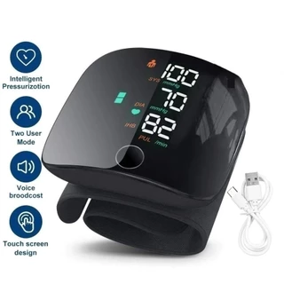 Monitor De Pressão Arterial De Pulso Recarregável Alta em Oferta na Shopee