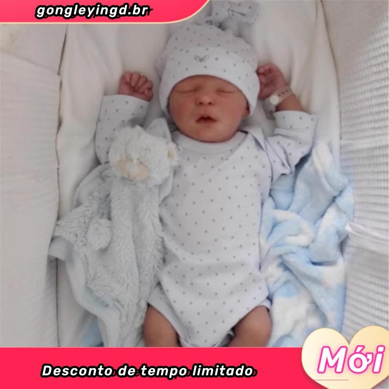 Bebe Reborn Silicone Realista Reborn Boneca Renascida 55CM/60CM Silicone Macio Bebê Realista-Brinquedo Para Meninas