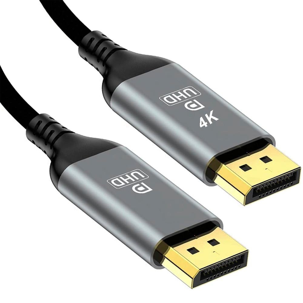 Cabo Displayport Blindado Ultra Hd 4k 60hz 2k 1080p 144hz 3 metros
