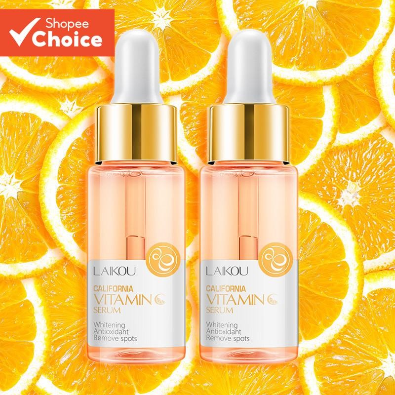 LAIKOU Vitamina C Serum Clareador Anti-Rugas Essência Sarda Cuidados Com A Pele 2pcs