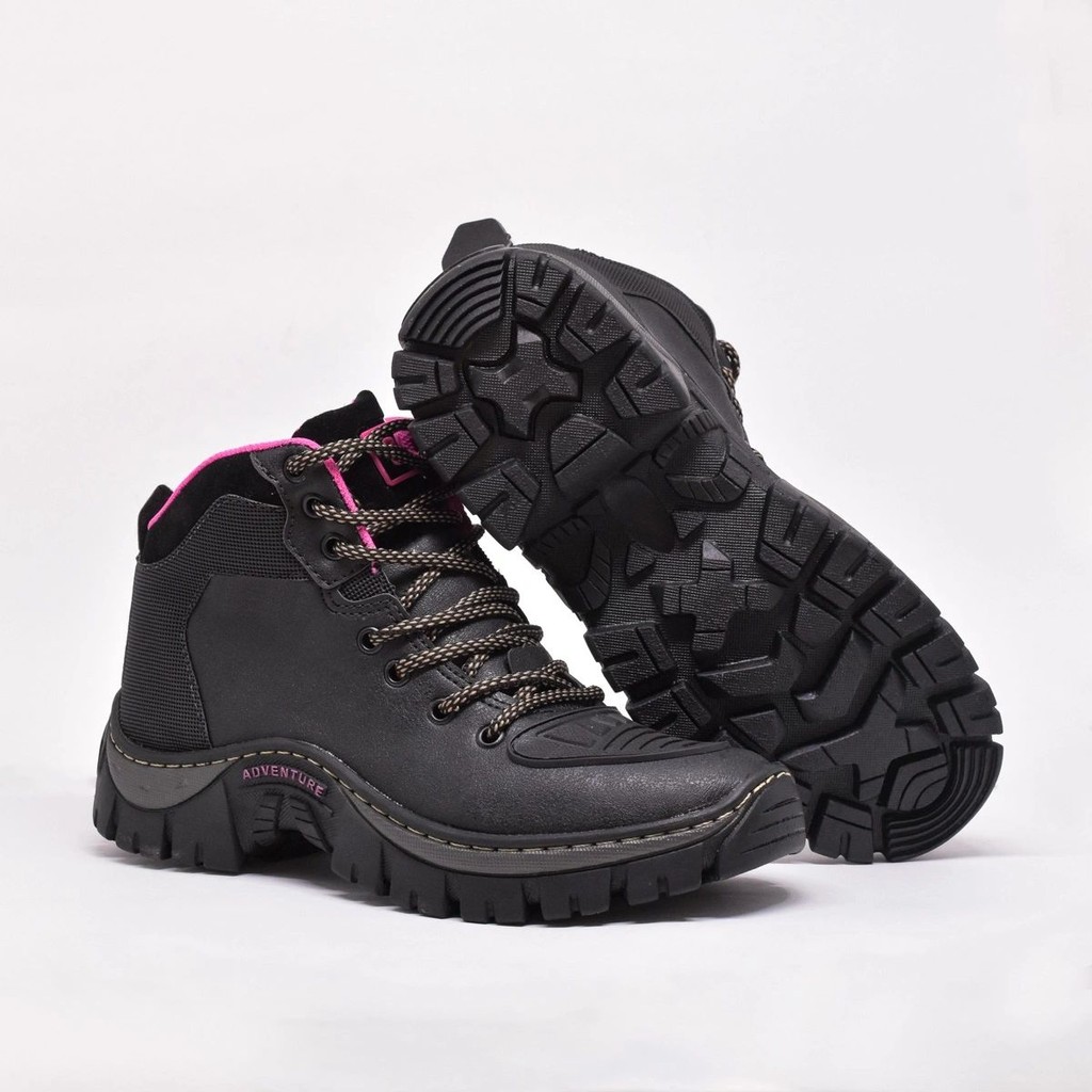 Bota Feminina Adventure – Resistência e Conforto para Trabalho e Dia a ...