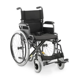 Cadeira de Rodas Dobrável Dellamed em Aço até 120KG D400 T44 5590 em Oferta na Shopee