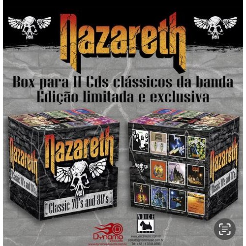 CDs Nazareth - Classic 70s and 80s Box (11 CDs) BOX COMPLETO Limitado ...