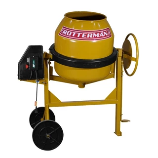 Betoneira 150L 1/2CV mono kit de segurança Rotterman