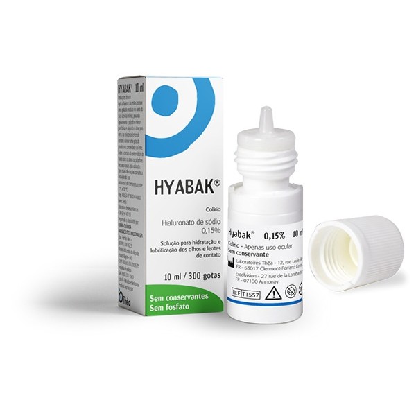 Colírio Hyabak Frasco Com 10ml | Shopee Brasil