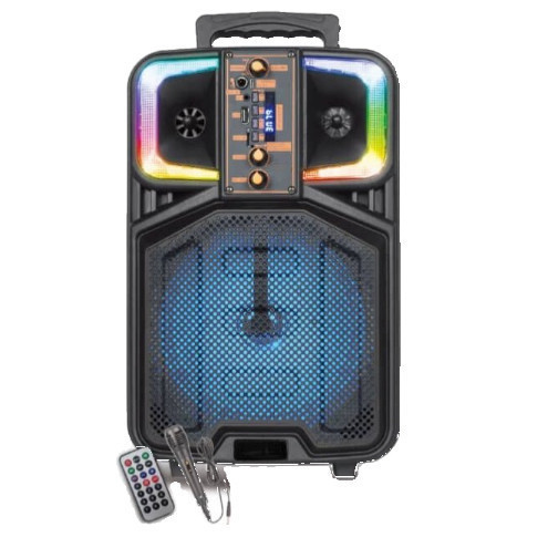 caixa de som potente 2000W P.M.P.O. 8