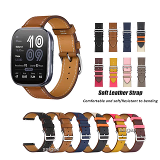 Pulseira De Couro Elegante De 22 Mm Para Huami Amazfit Bip 6 / Bip5
