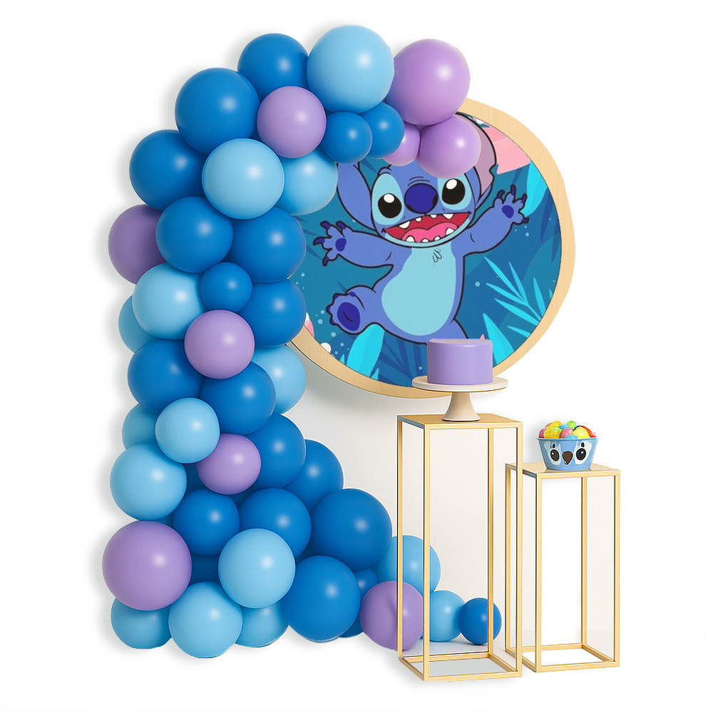 Kit 150 Balões Stitch Balão Arco Desconstruído Festa | Shopee Brasil