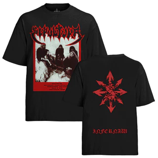 [Camiseta Premium em Algodão Puro]SISI Camiseta Graphic Tee Tshirt Sepultura Rock Vermelho FC