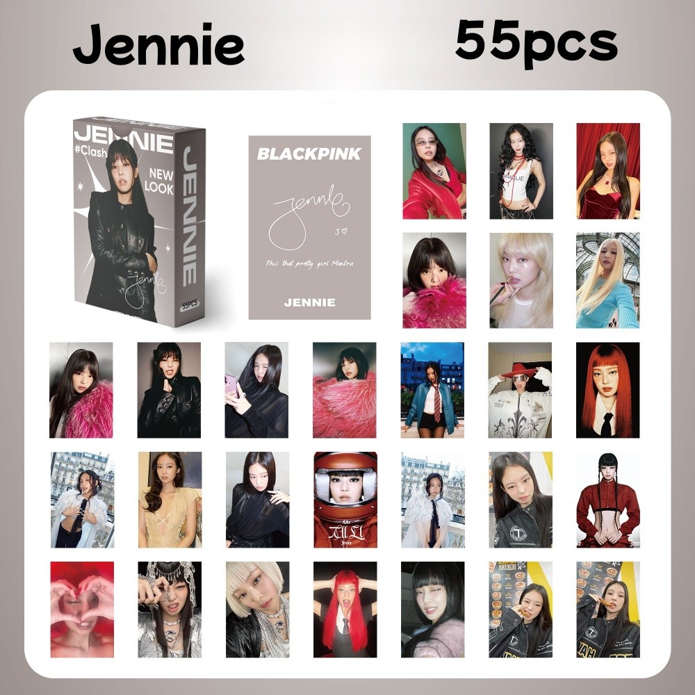 50-124pcs BP 8th Anniversary Laser Lomo Cards In Your World JISOO