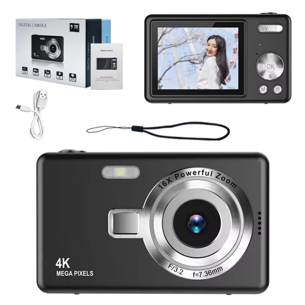 FOREVERGO 4K HD 1080P Câmera Digital Anti-Vibração Autofoco